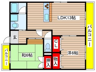 グランド－ル芳栄２の物件間取画像